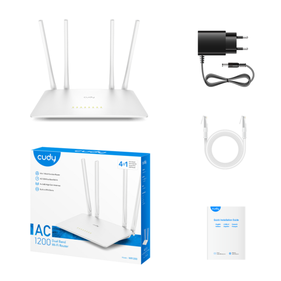 Cudy WR1200 AC1200 Dual Band Wi-Fi Router
