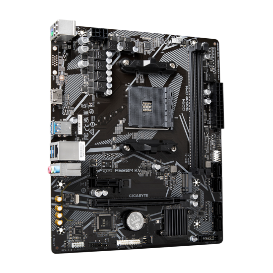 Gigabyte A520M K V2 AMD AM4 Micro-ATX Motherboard
