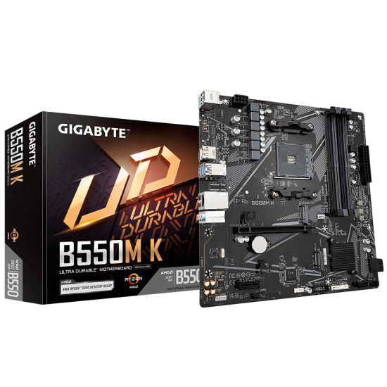 Gigabyte B550M K AMD AM4 Micro-ATX Motherboard