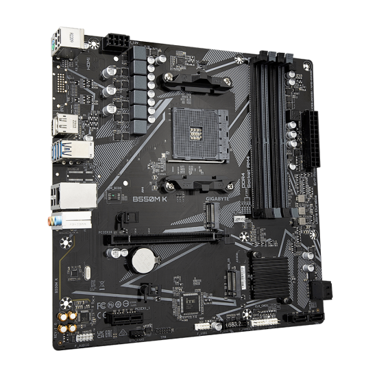 Gigabyte B550M K AMD AM4 Micro-ATX Motherboard