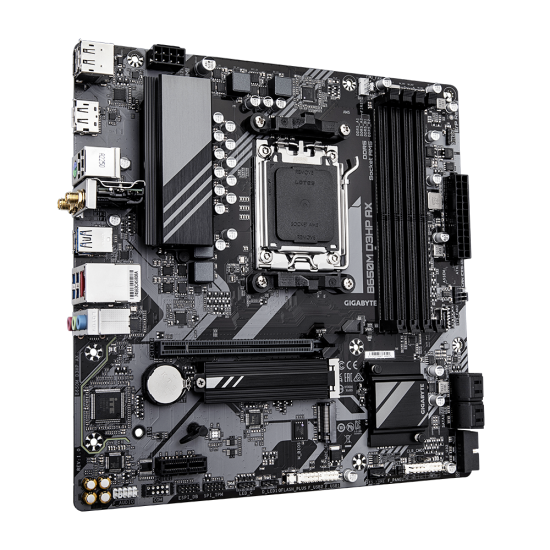 Gigabyte B650M D3HP AX (Wi-Fi 6E) AM5 Micro-ATX Motherboard