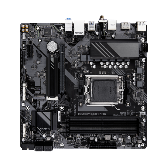 Gigabyte B650M D3HP AX (Wi-Fi 6E) AM5 Micro-ATX Motherboard