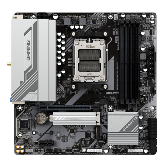 Gigabyte B650M GAMING PLUS (Wi-Fi 6E) AMD AM5 Micro-ATX Motherboard