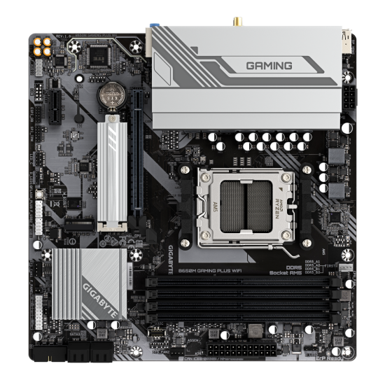 Gigabyte B650M GAMING PLUS (Wi-Fi 6E) AMD AM5 Micro-ATX Motherboard