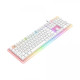 Havit KB876L Gamenote USB Multi-Function RGB Backlit Keyboard (White)