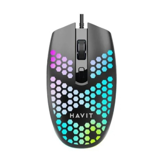 Havit MS4254 Gamenote Wired RGB Optical Gaming Mouse