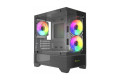 MaxGreen 350 Mid-Tower M-ATX Gaming Case With 3 ARGB Fan