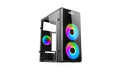 Ovo Micro ATX CC21705 3x RGB Gaming Casing