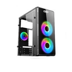 Ovo Micro ATX CC21705 3x RGB Gaming Casing
