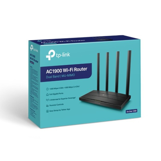 TP-Link Archer C80 AC1900 Dual Band Gigabit Wi-Fi Router