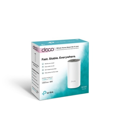 TP-Link Deco E4 AC1200 Whole Home Mesh Wi-Fi System (1-Pack)