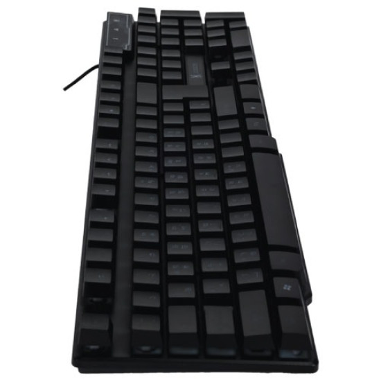 XJOGOS KB72R Backlit USB Gaming Keyboard with Bangla (Black)