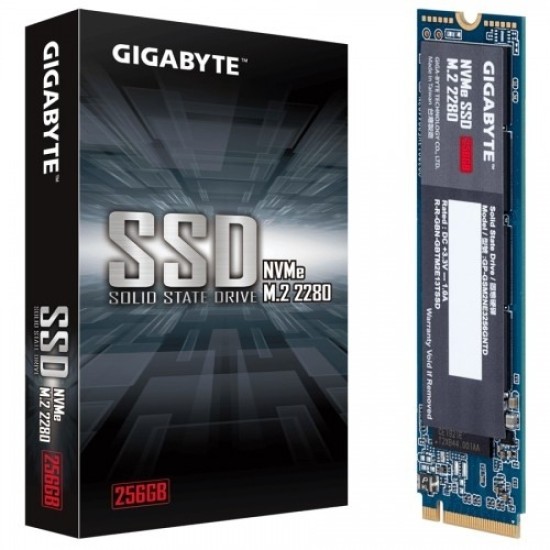 Gigabyte 256GB NVMe M.2 SSD #GP-GSM2NE3256GNTD