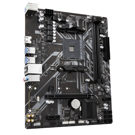 Gigabyte B450M K AMD AM4 Micro-ATX Motherboard
