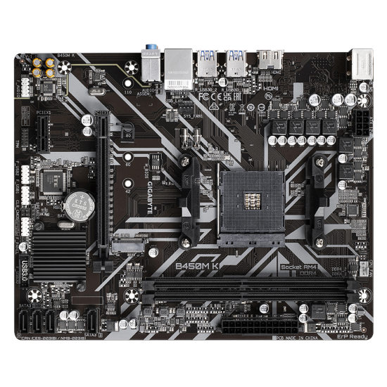 Gigabyte B450M K AMD AM4 Micro-ATX Motherboard